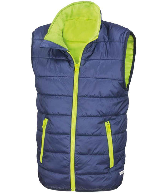 RS234B Navy/Lime Green Front