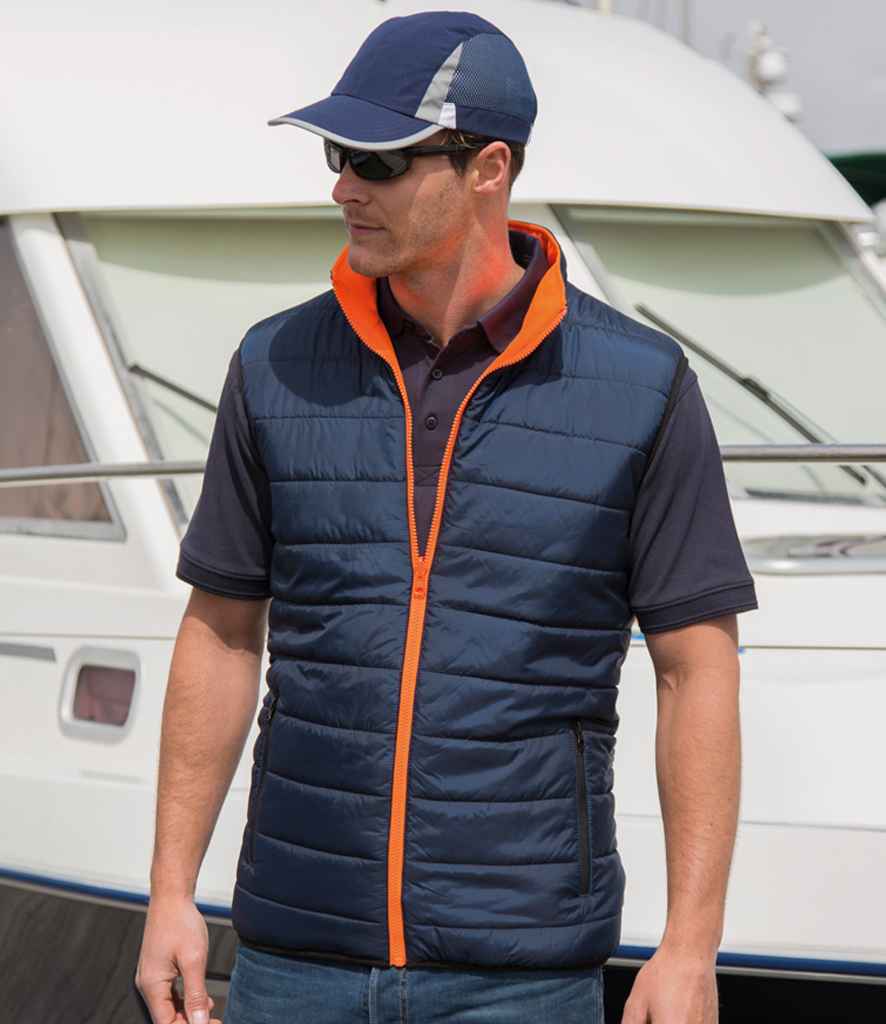 RS332 Fluorescent Orange/Navy Model