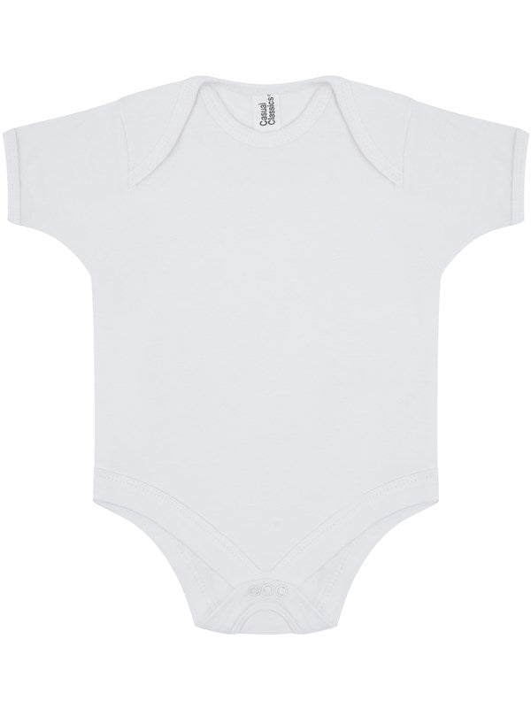 Baby Short Sleeve Bodysuit Vest - 180gsm