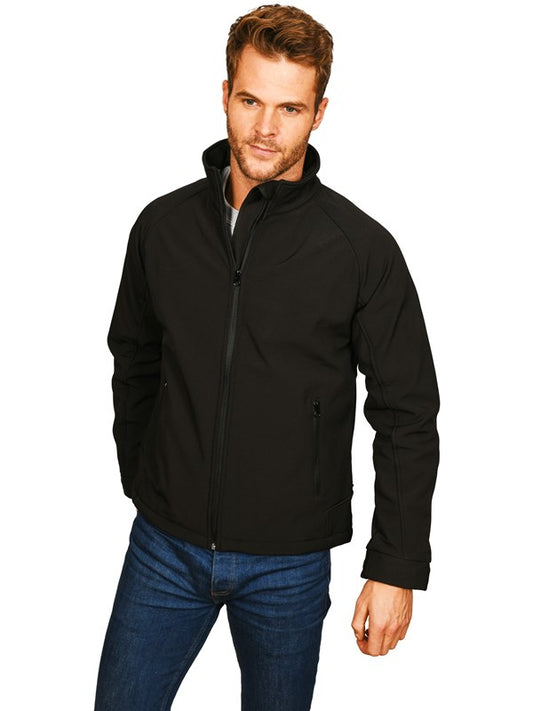 Adult Soft Shell Jacket - Black - 330 Gsm - Unisex