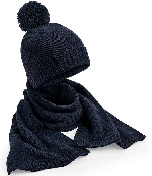 BB401 Navy Fleck Front