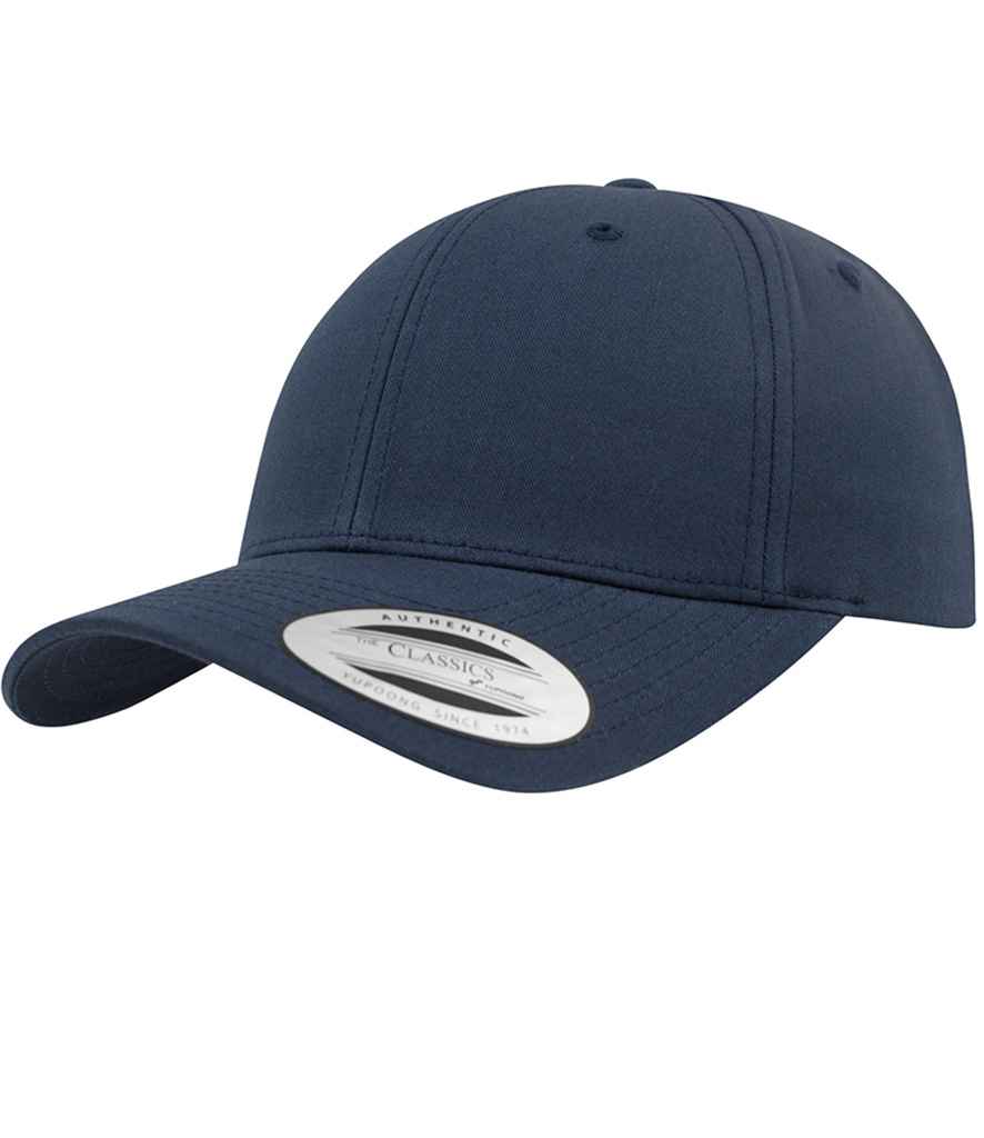 Flexfit Curved Classic Snapback Cap | Navy – Platinum Wholesale Clothing