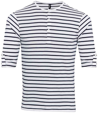 PR218 White/Navy Front