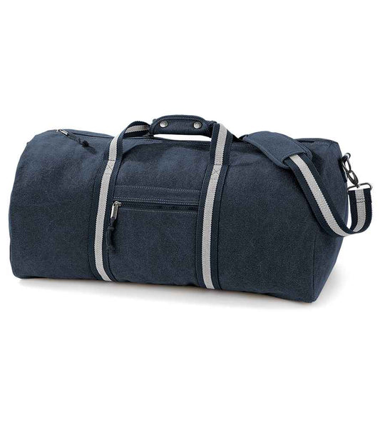 QD613 Vintage Oxford Navy Front