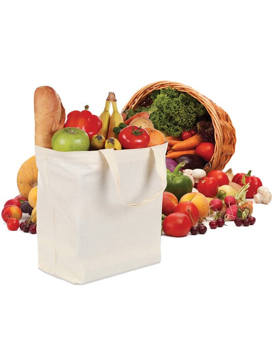 Shopping Bag - Long Handle - Cotton - 15L